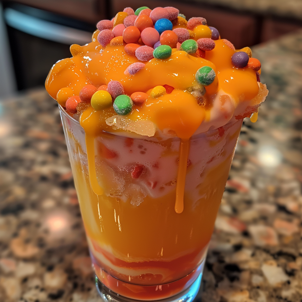 Gatorade Orange & Nerds Volcano Slush