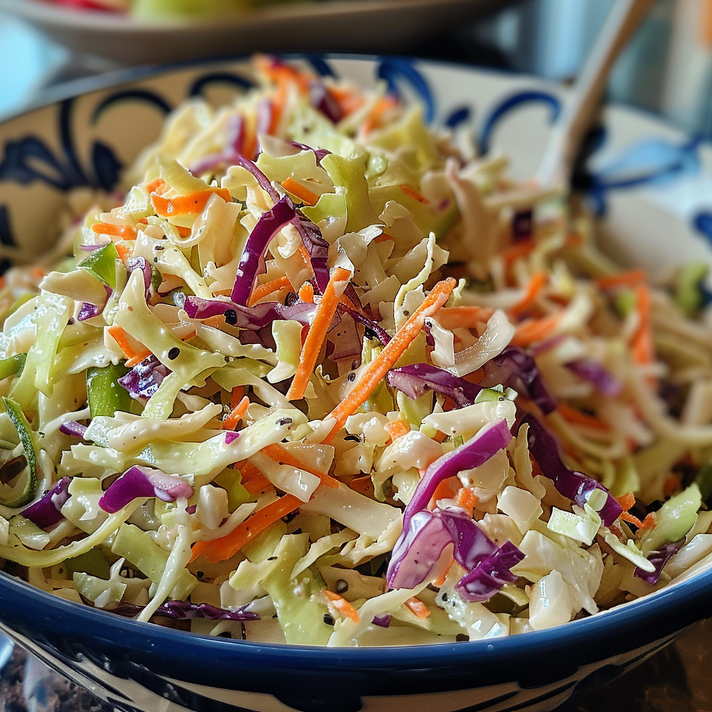 Jalapeño Coleslaw – Creamy, Bright & Crisp