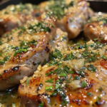 Slow Cooker Garlic Butter Pork Chops