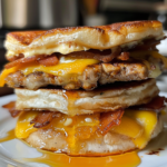 Homemade McGriddle Sandwiches