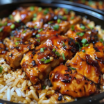 Honey BBQ Chicken and Rice