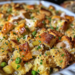 Chicken and Stuffing Casserole