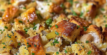 Chicken and Stuffing Casserole