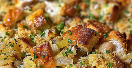 Chicken and Stuffing Casserole