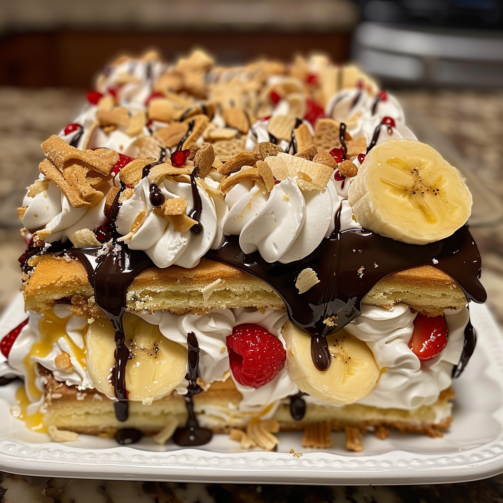 Hostess Twinkie Banana Split Cake