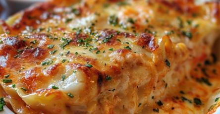 Seafood Lasagna Shrimp Crab Delight