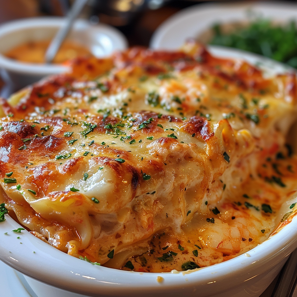 Seafood Lasagna Shrimp Crab Delight