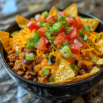 Cheesy Crockpot Doritos Taco Bowl