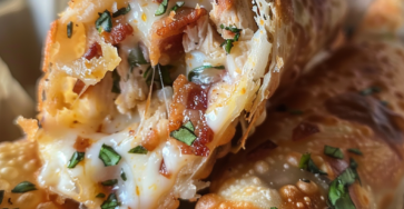 Stuffed Ranch Bacon Chicken Mozzarella Egg Rolls