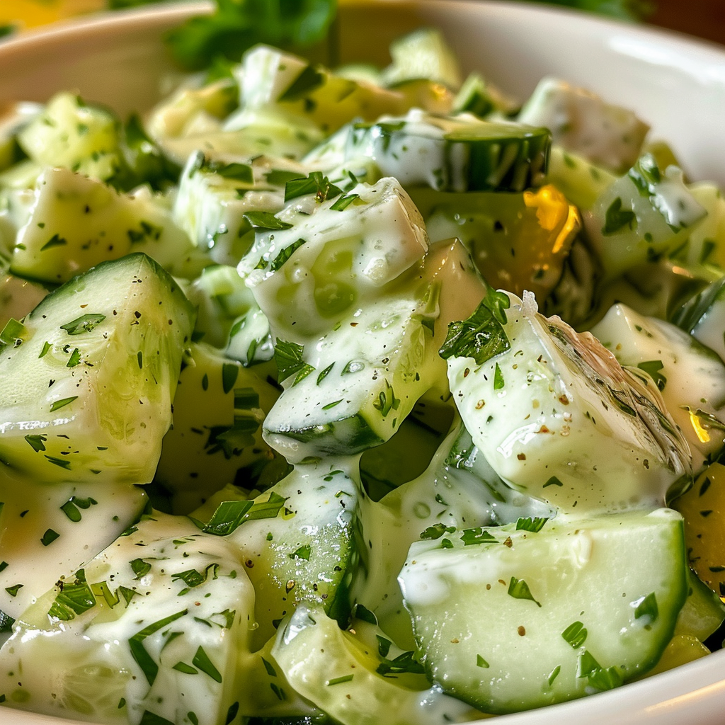 Cucumber Ranch Crack Salad