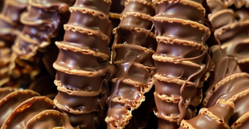 Bugles Jet-Puffed Chocolate Dipped Cones