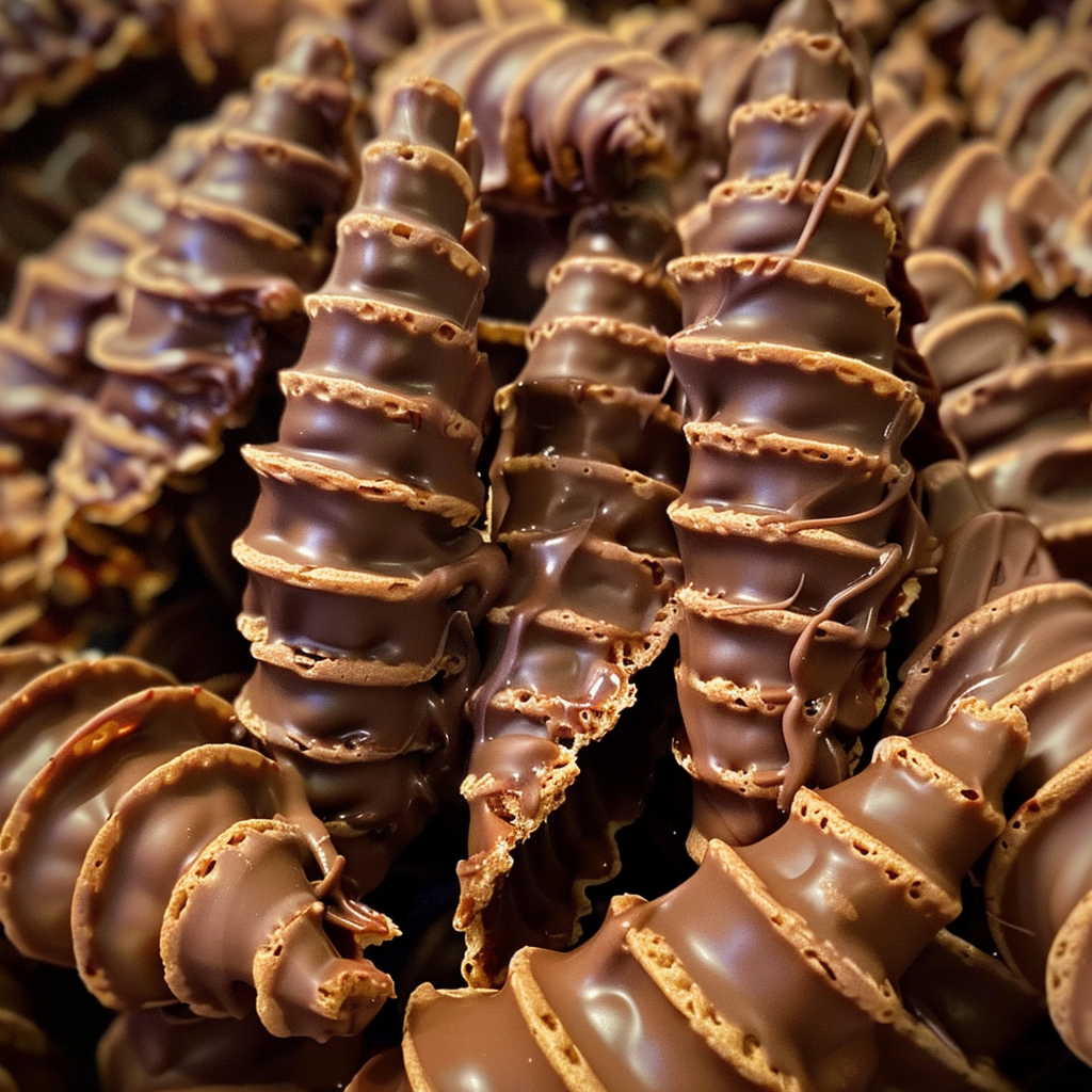 Bugles Jet-Puffed Chocolate Dipped Cones