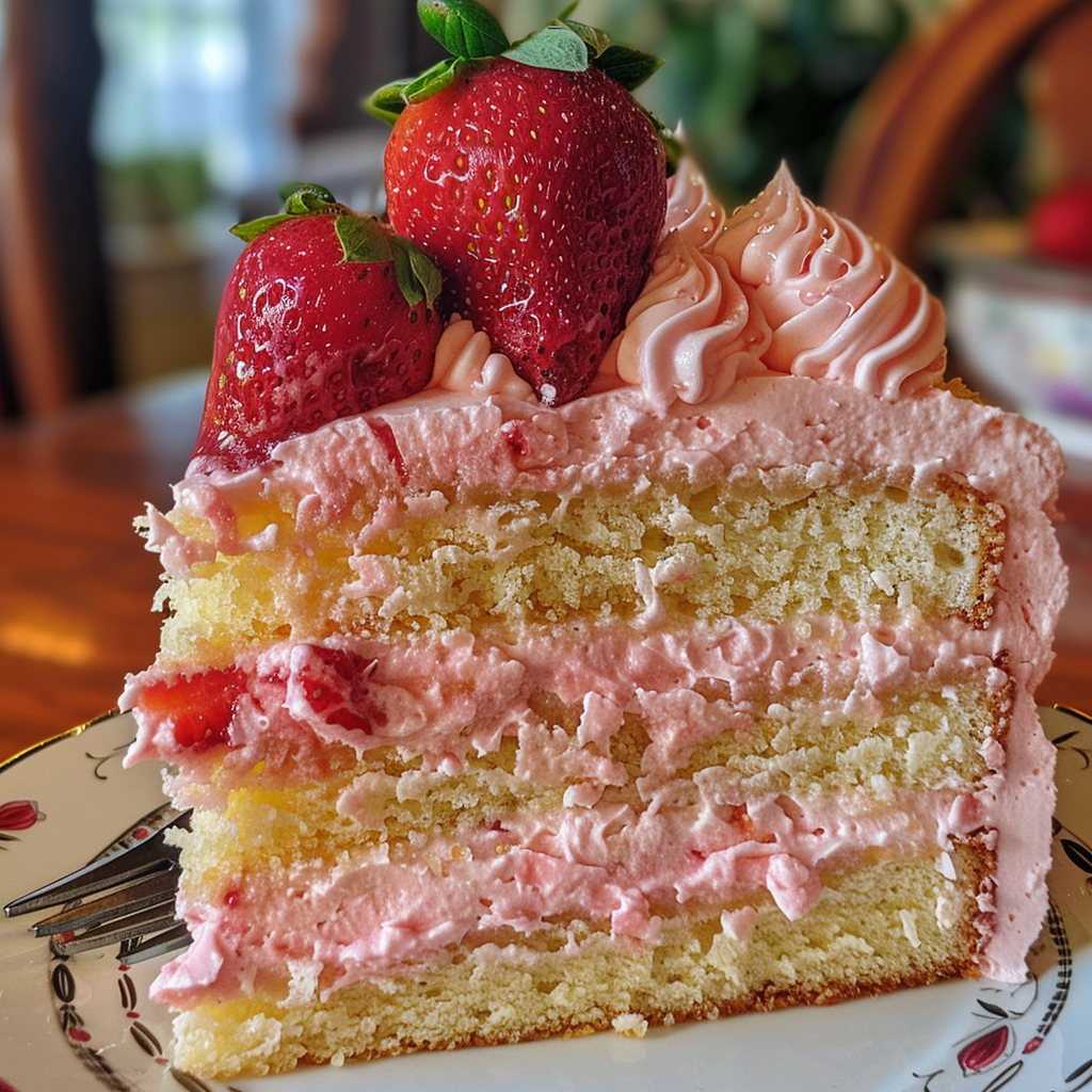 Strawberry Heaven on Earth Cake