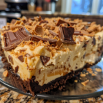 Monster Peanut Butter Cheesecake Pie