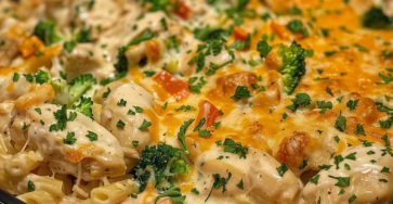 Creamy Cheesy Ranch Chicken Skillet
