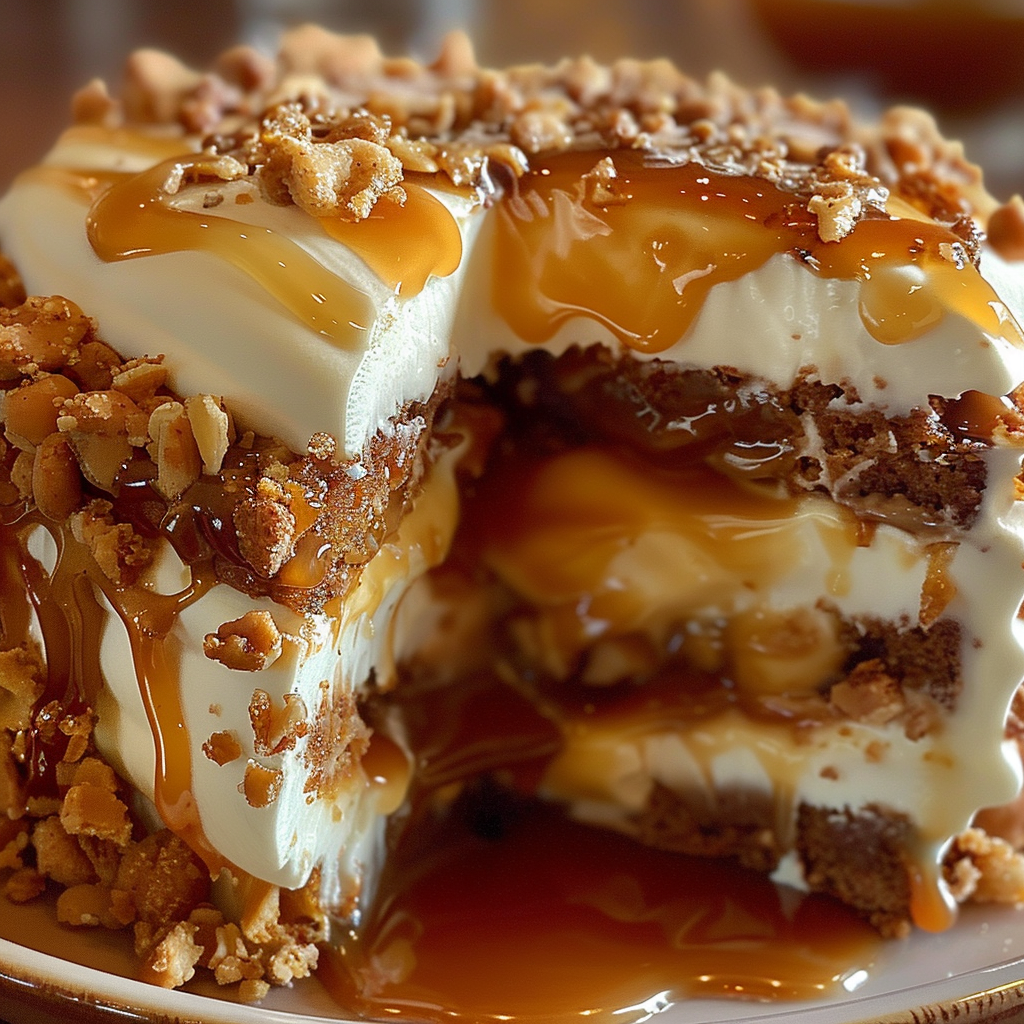 Caramel Crunch Cake