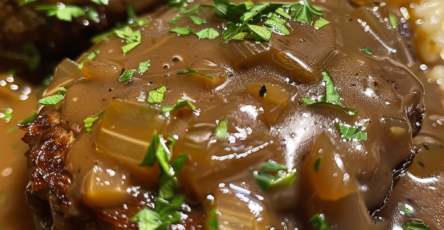 Salisbury Steak with Onion Gravy