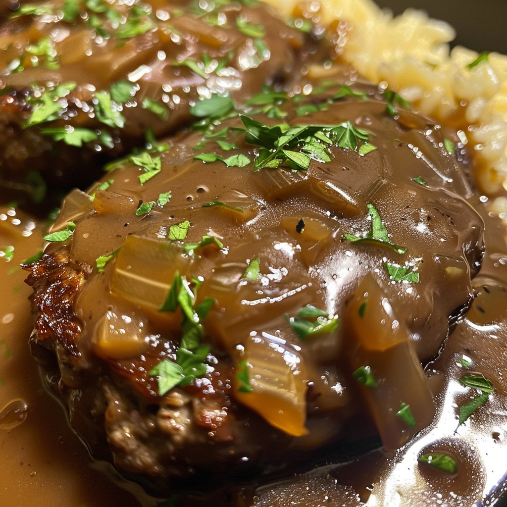 Salisbury Steak with Onion Gravy