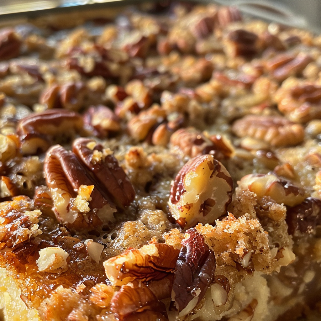 Southern Pecan Dump Cake