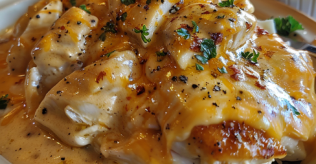 Texas Roadhouse Smothered Chicken with Jack Cheese