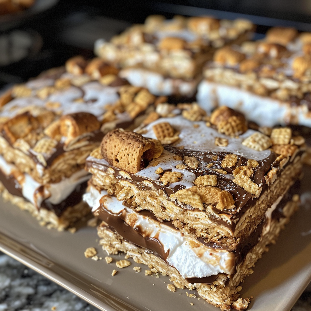 Golden Grahams S'mores Bars