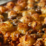 Tater Tot Topped Sloppy Joe Casserole