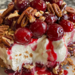 Cherry Pecan Cheesecake Lush