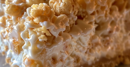 Rice Krispy Treat No-Bake Cheesecake