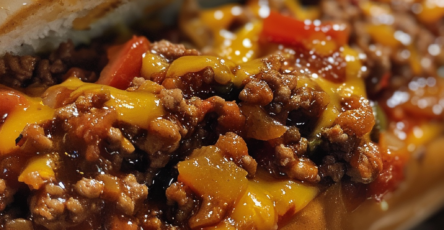 Loaded Cheesy Taco Sloppy Joes