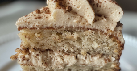 Applesauce Cake with Cinnamon Cream Cheese Frosting