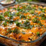 Cheesy Cauliflower Taco Casserole