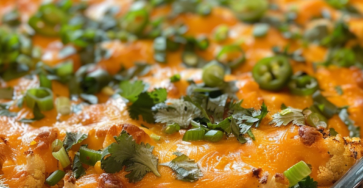 Cheesy Cauliflower Taco Casserole