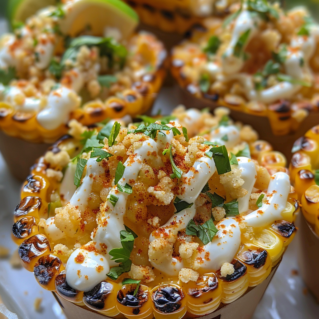 Creamy Mexican Street Corn Cups (Elote in a Cup)