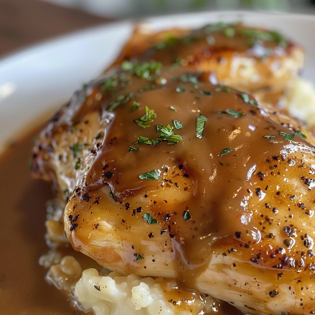 Baked Chicken and Gravy