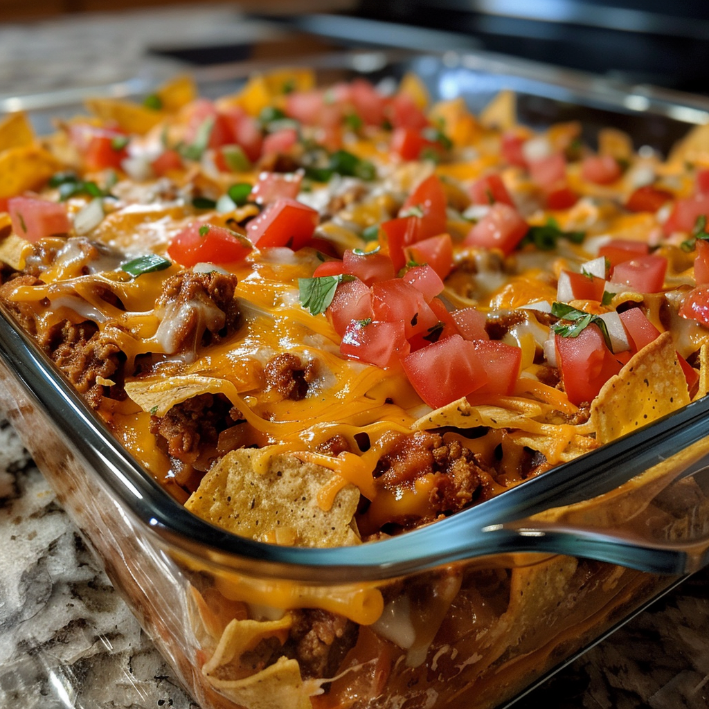 Walking Taco Casserole
