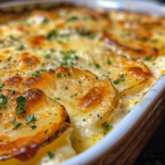 Ultimate Cheesy Garlic Scalloped Potatoes