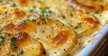 Ultimate Cheesy Garlic Scalloped Potatoes