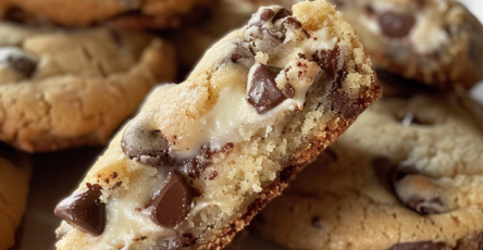 Cheesecake Stuffed Chocolate Chip Cookies
