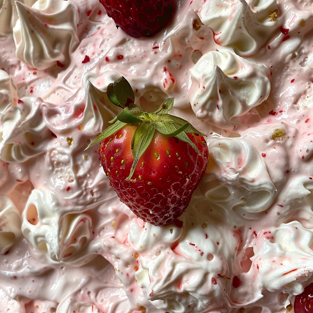 Strawberry Cheesecake Fluff: A Delightfully Light and Creamy Dessert