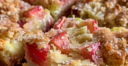 Rhubarb Cream Cheese Bars