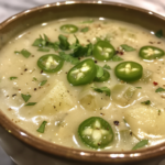 Simple Hatch Green Chile and Potato Soup