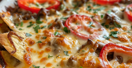 Crock Pot Philly Cheesesteak Dip