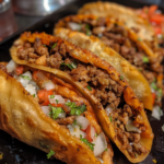 Deep Fried Stuffed Tacos: Crispy, Cheesy, and Flavor-Packed Delight