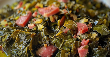Collard Greens with Smoked Ham Hocks