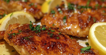 Crispy Baked Hot Honey Lemon Feta Chicken Cutlets