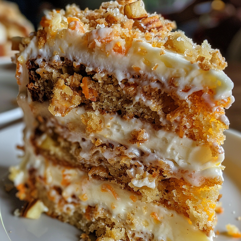 Hawaiian Carrot Pineapple Cake