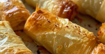 Bourekakia (Greek Cheese-Filled Phyllo Rolls)