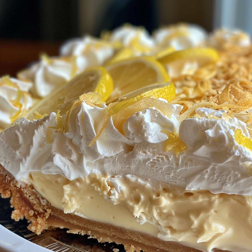 No-Bake Cream Cheese Lemonade Pie