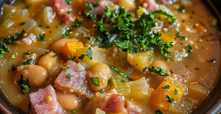 Hearty Ham and Bean Soup Recipe