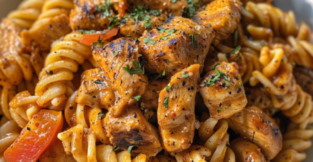Creamy Jerk Chicken Rasta Pasta